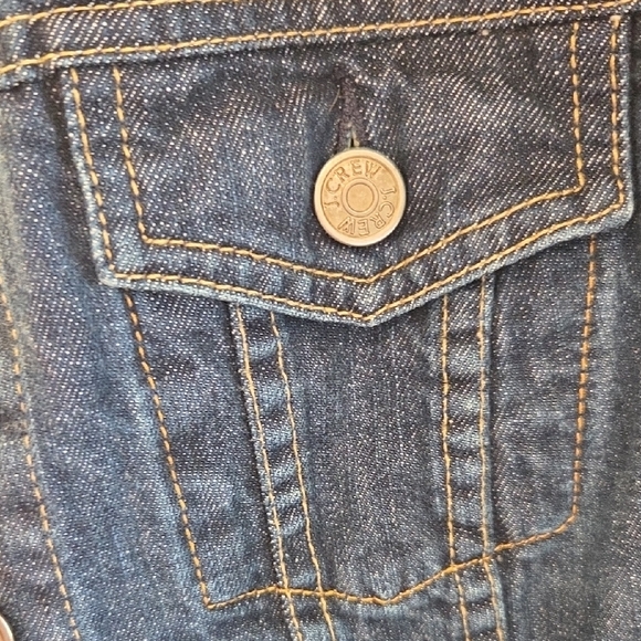 Classic J. Crew Dark Blue Jean Jacket - Picture 7 of 7